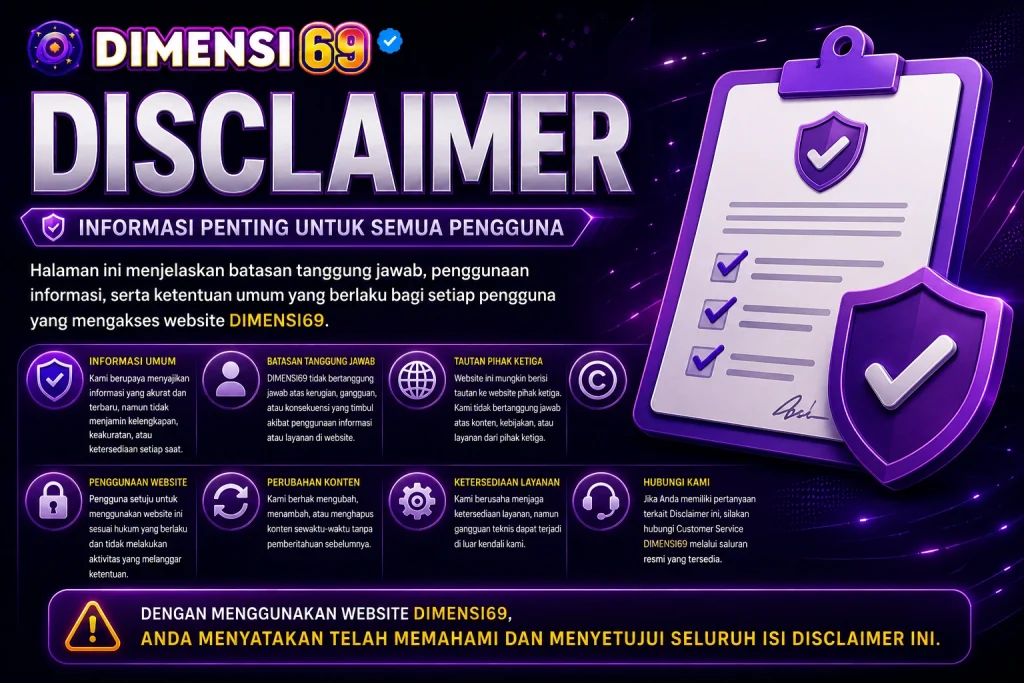Perjudian yang Bertanggung Jawab DIMENSI69